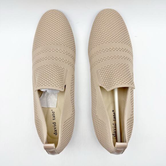 David Tate Womens Ultimate Flats US 11 M Taupe Tan Knit NIB - Picture 11 of 13